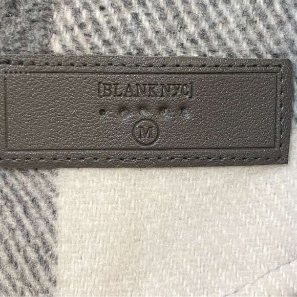 Blank NYC‎ Easy Does It Plaid Shacket - Picture 6 of 9